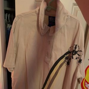 cropped collared shirt